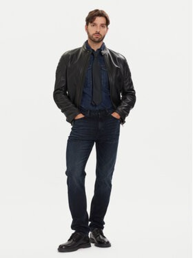 HUGO Jeansy 50547255 Granatowy Slim Fit