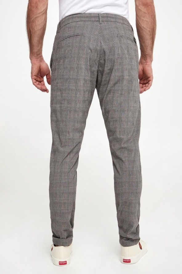 Spodnie męskie w kratkę Maxton3-W JOOP! JEANS