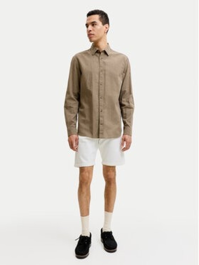 Jack & Jones Szorty jeansowe Rick 12294338 Biały Regular Fit