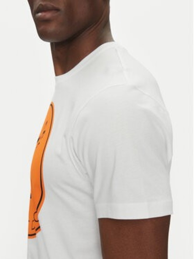 Save The Duck T-Shirt DT0825M BESY20 Biały Regular Fit