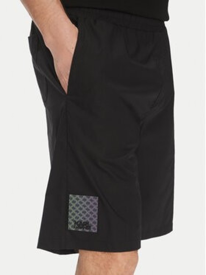KARL LAGERFELD Szorty sportowe 265709 552600 Czarny Regular Fit