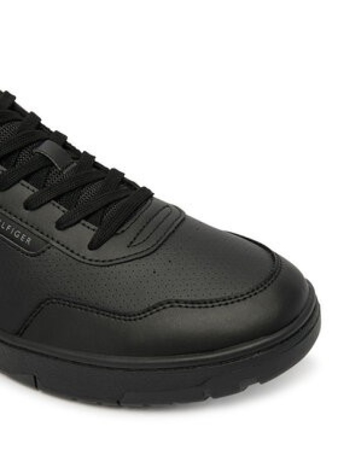 Tommy Hilfiger Sneakersy Th Basket Core Lite Lth FM0FM05713 Czarny