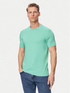 BOSS T-Shirt Thompson 01 50468347 Zielony Regular Fit
