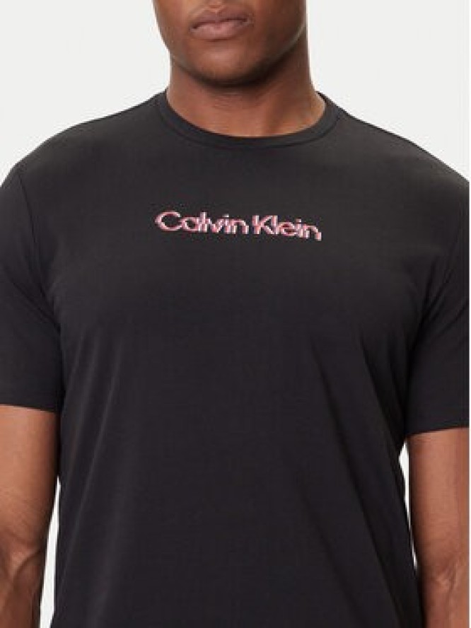 Calvin Klein Jeans T-Shirt Glitched Logo LV04RC858G Czarny Regular Fit