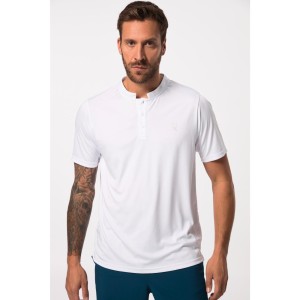 Męska Koszulka henley tenis rękaw 1/2 QuickDry okrągły dekolt