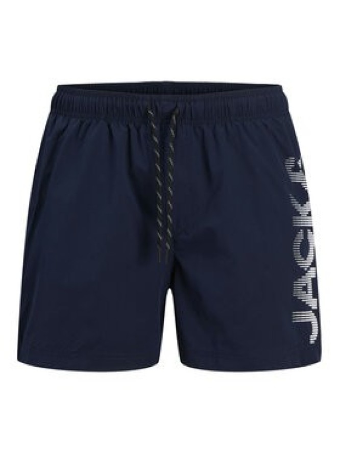 Jack & Jones Szorty kąpielowe Maui 12275129 Granatowy Regular Fit