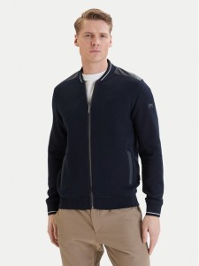 Bugatti Bluza 8750-15174E Granatowy Regular Fit