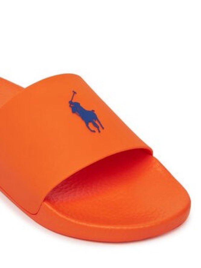 Polo Ralph Lauren Klapki Signature Pony 809965075002 Pomarańczowy
