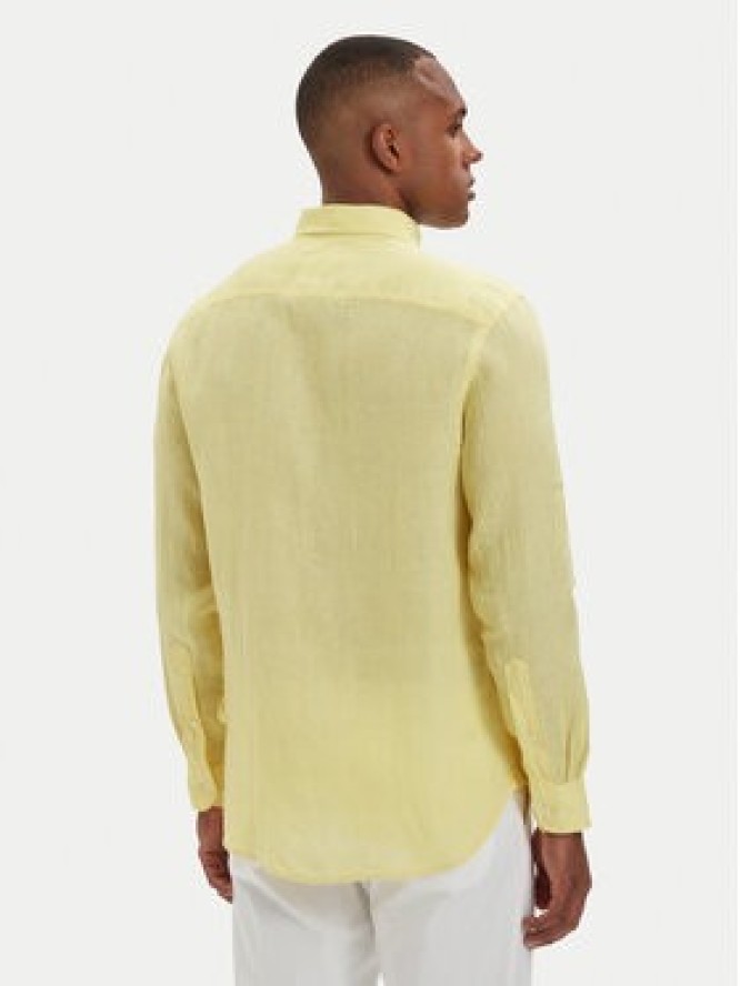 Tommy Hilfiger Koszula MW0MW41530 Żółty jasny Regular Fit