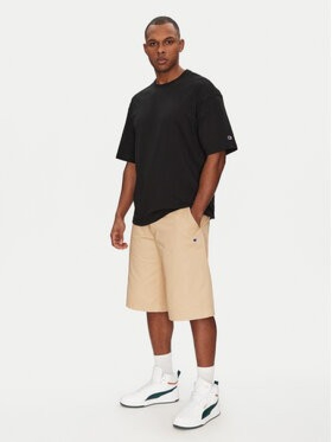Champion T-Shirt 220714 Czarny Standard Fit