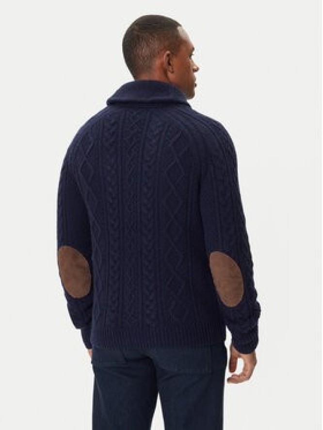 Polo Ralph Lauren Sweter 7,10978E+11 Granatowy Regular Fit