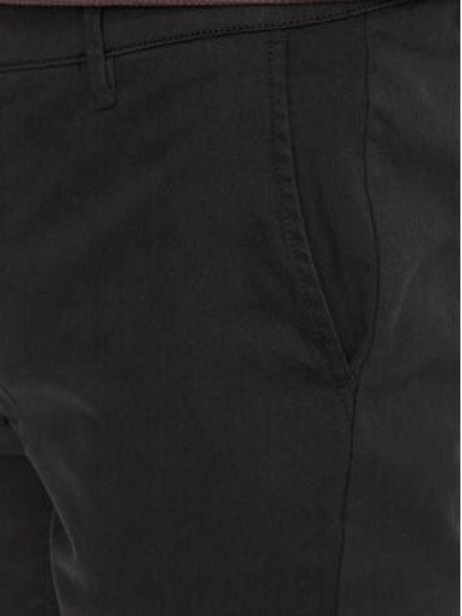 Solid Szorty materiałowe 21200395 Czarny Regular Fit