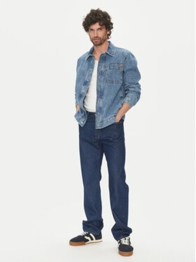 Liu Jo Kurtka jeansowa QA5300 D0257 78263 Granatowy Regular Fit