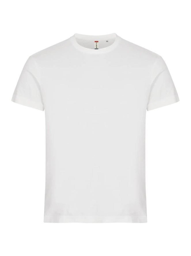 clique Basic-T T-shirt męski Offwhite, dopasowany krój