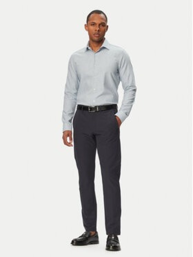 Calvin Klein Koszula LV019EU148 Niebieski Slim Fit