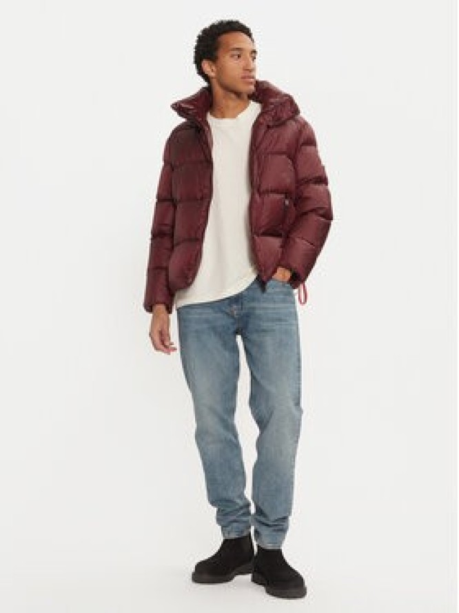 After Label Kurtka puchowa Chamonix A00015 Bordowy Regular Fit