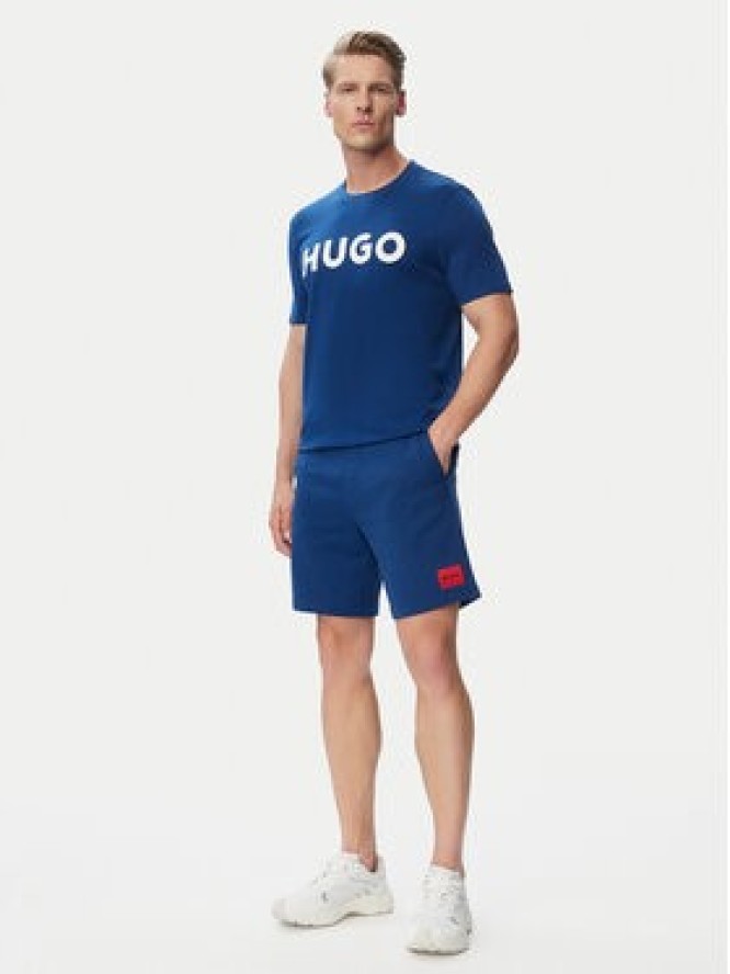 HUGO Szorty sportowe Diz222 50466196 Niebieski Regular Fit