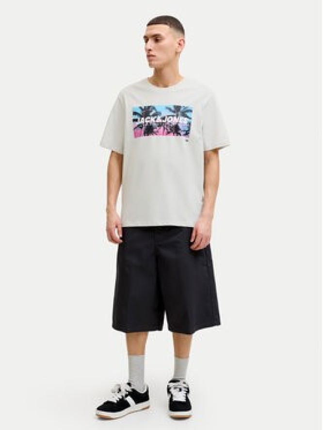 Jack & Jones T-Shirt Indiana Tee 12288112 Szary Regular Fit