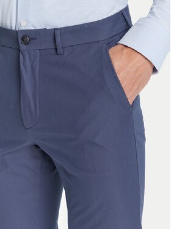 BOSS Chinosy P-Kaiton1 50543945 Błękitny Slim Fit