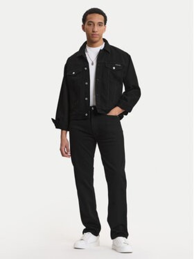 Calvin Klein Jeans Kurtka jeansowa 90S Ck Classic LV04RF706G Czarny Regular Fit