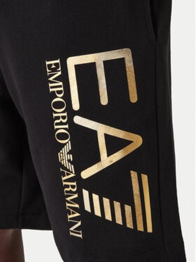 EA7 Emporio Armani Szorty sportowe 7M001414 AF22266 MC004 Czarny Regular Fit