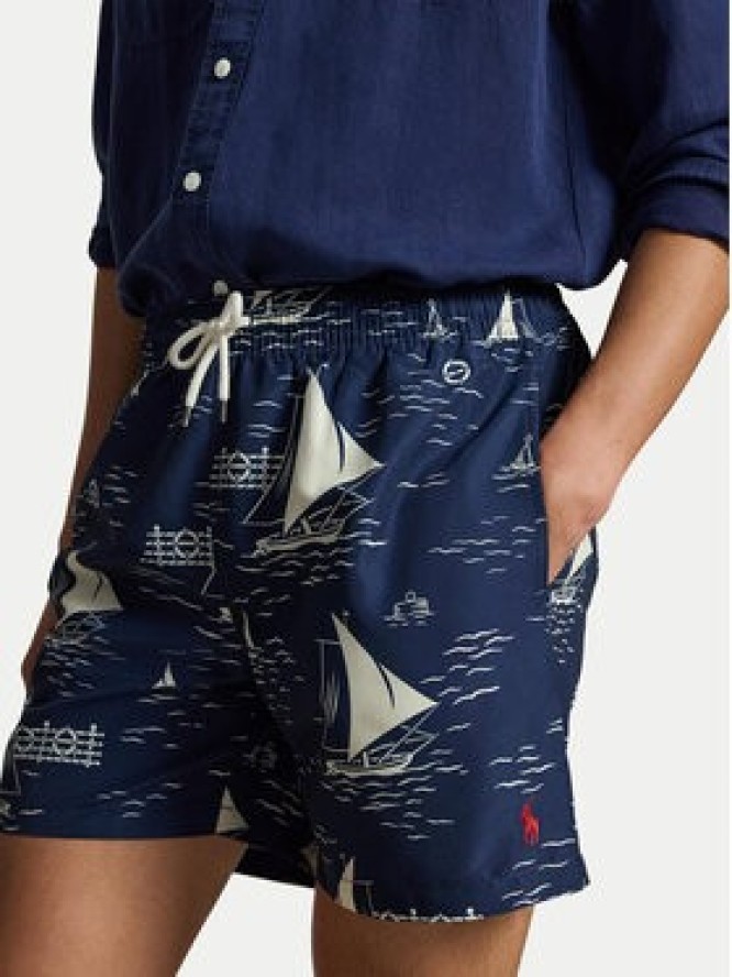 Polo Ralph Lauren Szorty kąpielowe 710B18029001 Granatowy Regular Fit