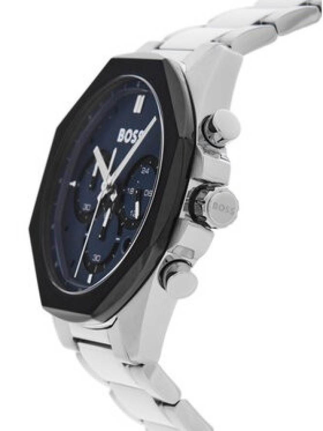 BOSS Zegarek Cloud 1514015 Srebrny