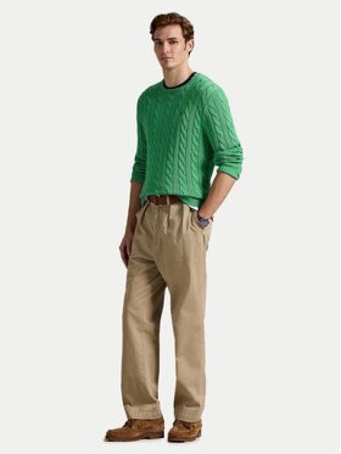 Polo Ralph Lauren Sweter 710775885523 Zielony Regular Fit