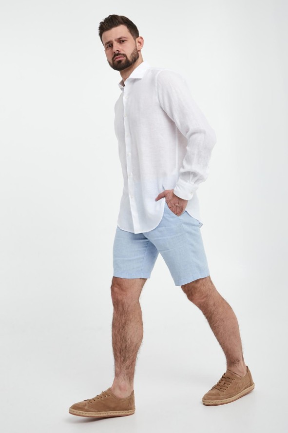 Koszula męska lniana PAUL&SHARK