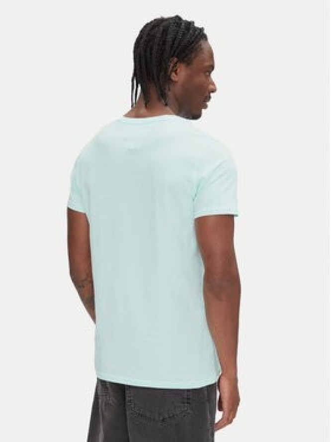 Tommy Jeans T-Shirt DM0DM04411 Zielony Slim Fit