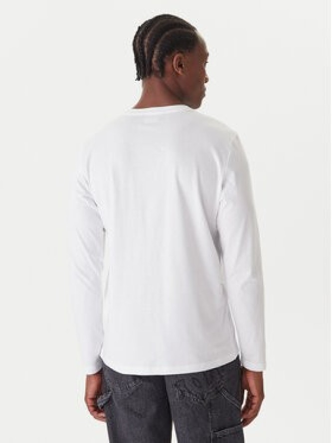 Kappa Komplet longsleeve Logo Saro 37216LW Biały Regular Fit