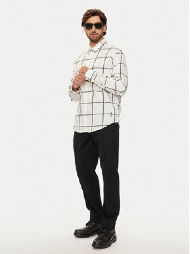 Armani Exchange Koszula 6DZCL5 ZN5FZ 51AW Biały Regular Fit