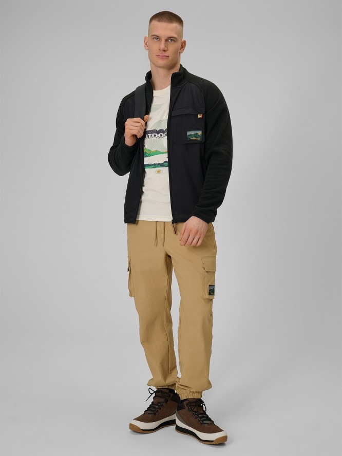 4F Polar regular ze stójką męski - czarny L