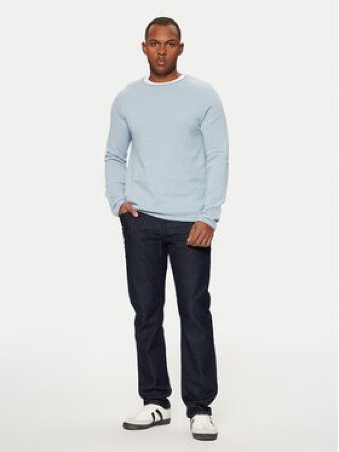 Jack & Jones Sweter 12157321 Błękitny Regular Fit
