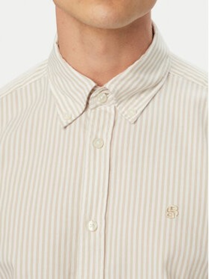 BOSS Koszula H-Liam 50560399 Beżowy Regular Fit