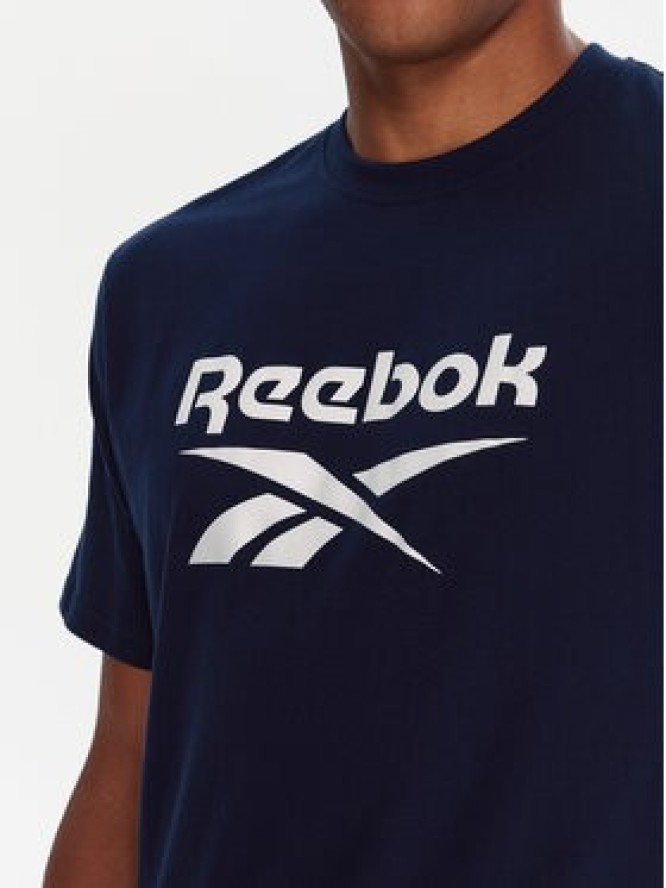 Reebok T-Shirt RK25141CCM Granatowy Regular Fit