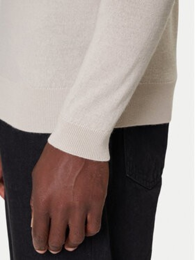 KARL LAGERFELD Sweter 655000 554399 Beżowy Slim Fit