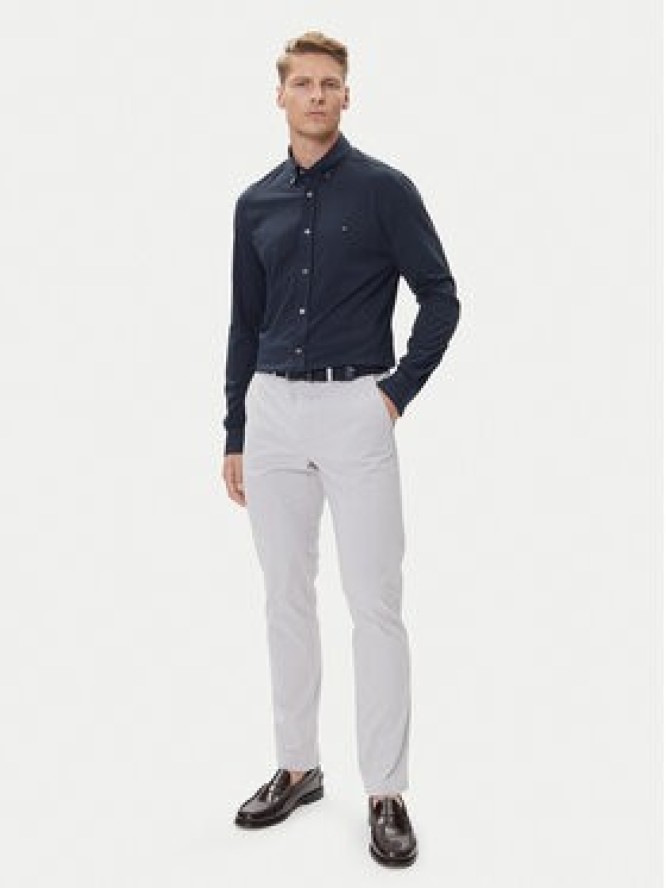 Tommy Hilfiger Chinosy Denton Essential MW0MW40262 Szary Straight Fit