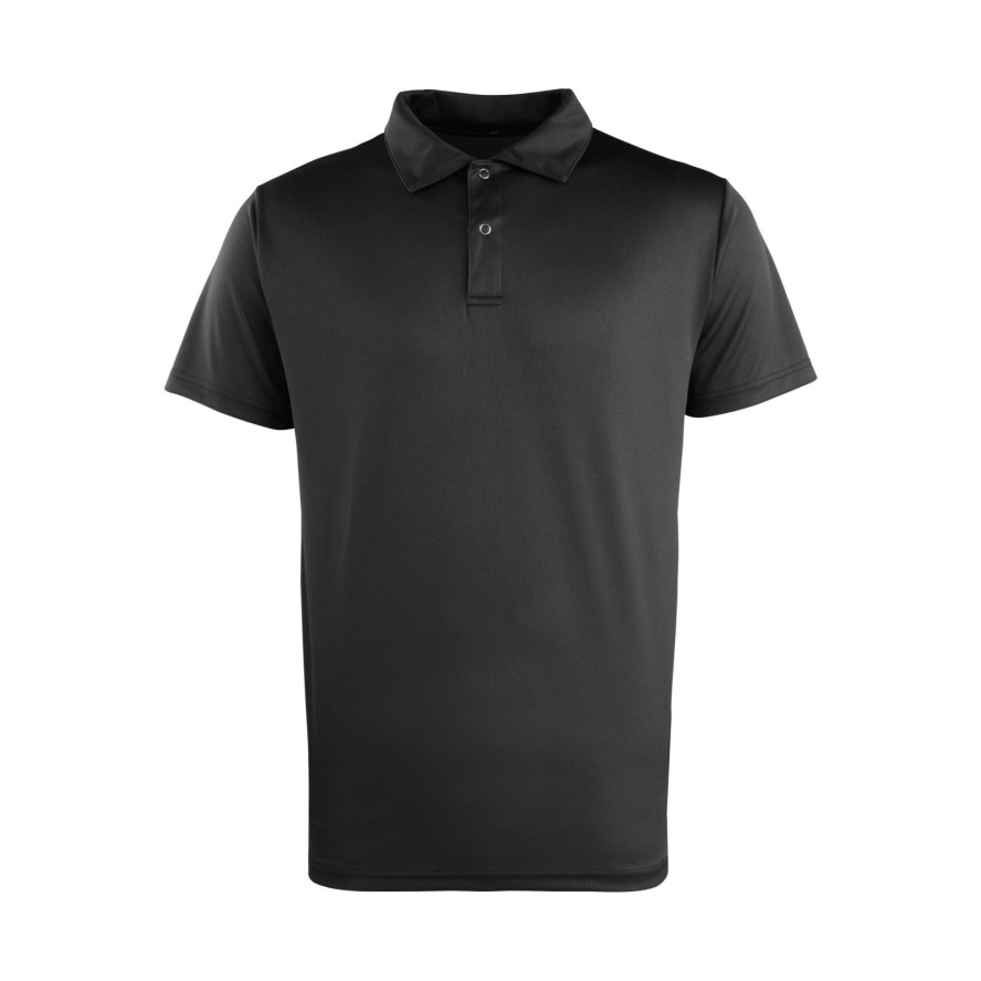 Koszulka polo Coolchecker z zatrzaskami Premier