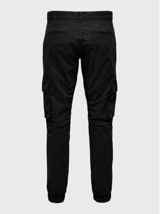 Only & Sons Spodnie materiałowe 22016687 Czarny Tapered Fit