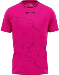 Koszulka sportowa Givova Grafite Fuksja-czarny Róż