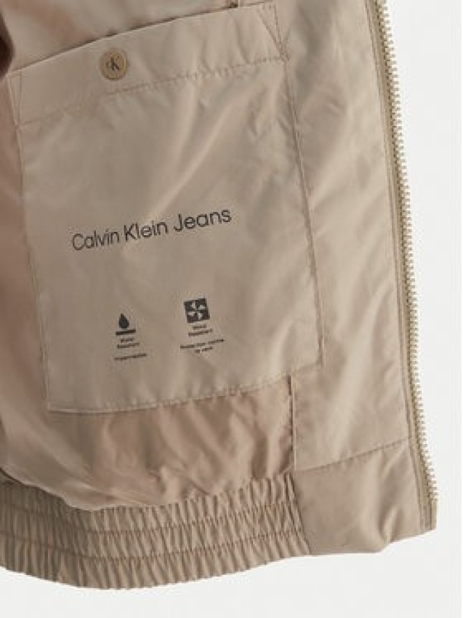 Calvin Klein Jeans Kurtka przejściowa Harrington LV04RF520G Brązowy Regular Fit