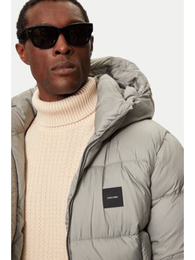 Calvin Klein Kurtka zimowa K10K113476 Szary Regular Fit