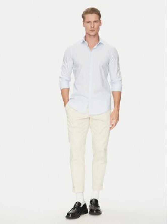 Calvin Klein Koszula K10K114301 Błękitny Slim Fit