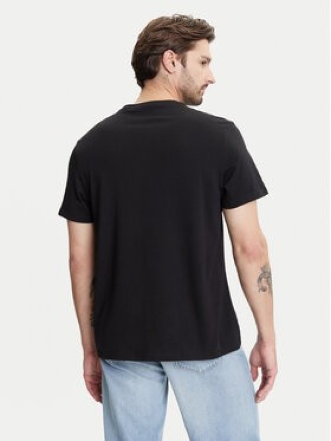 Calvin Klein Jeans T-Shirt Deboss Mono Graphic LV04RC824G Czarny Regular Fit