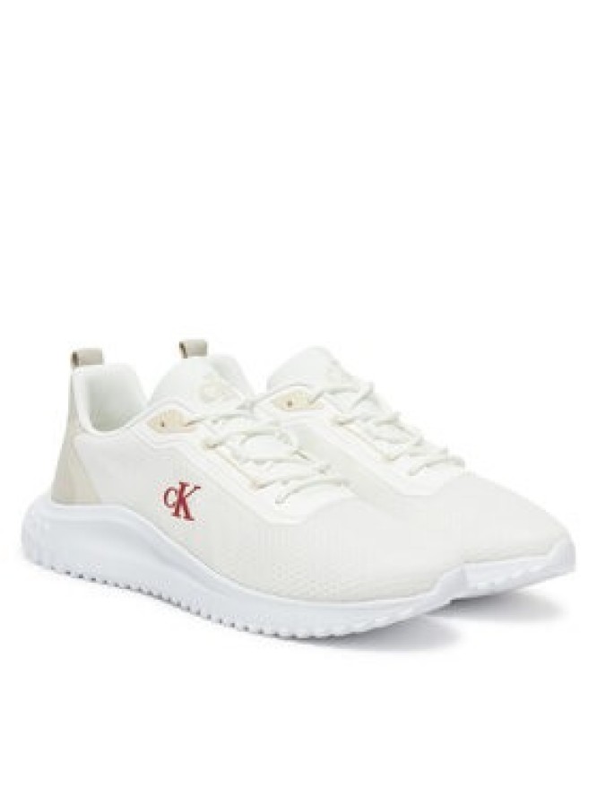 Calvin Klein Jeans Sneakersy Eva Runner Mix Mesh YM0YM01285 Biały