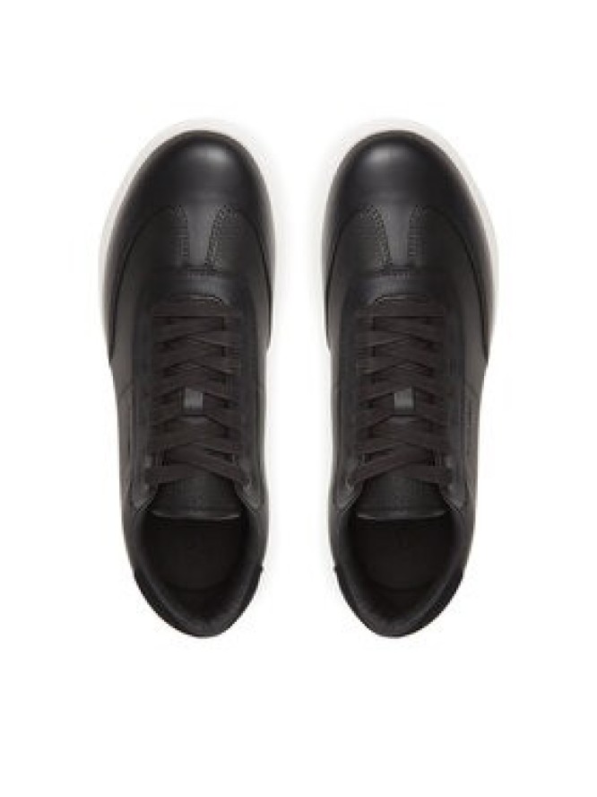 Calvin Klein Sneakersy Low Top Lace Up Tmbl Lth HM0HM01803 Czarny