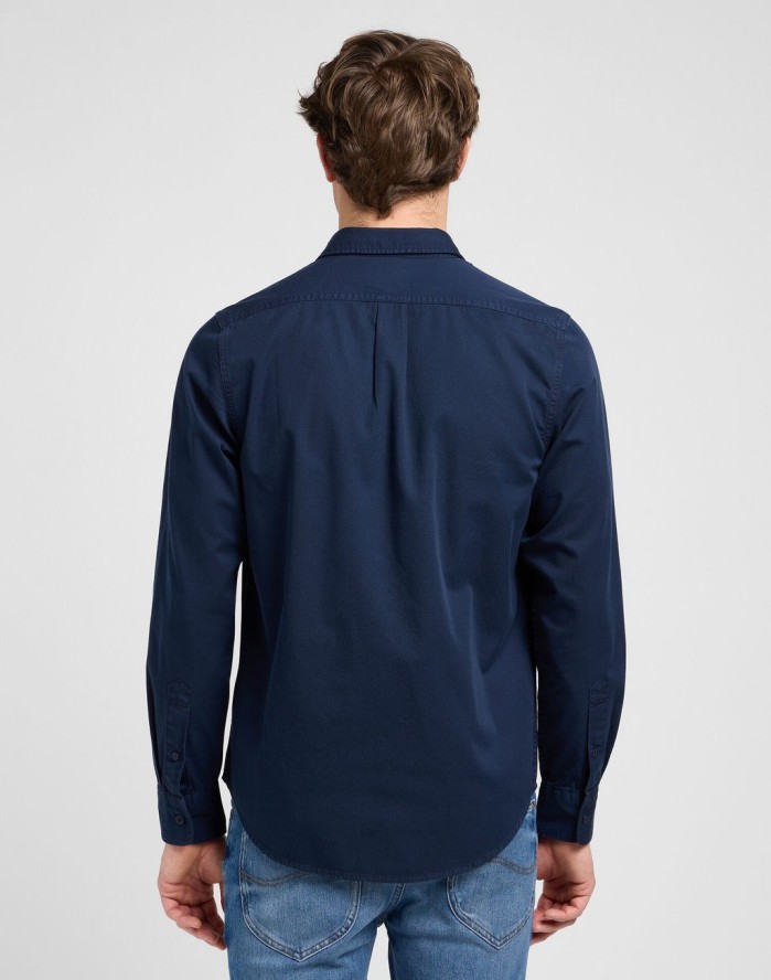 MESKA KOSZULA LEE PATCH SHIRT RIVET NAVY 112370547