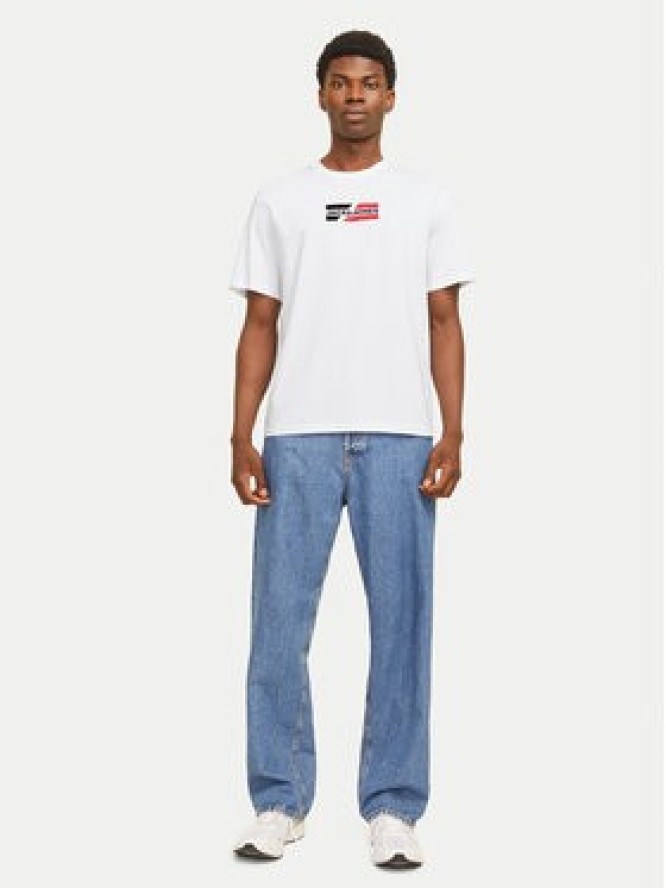 Jack & Jones T-Shirt Corp Graphic 12268415 Biały Regular Fit
