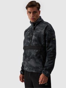 4F Polar ze stójką oversize męski - multikolor XL